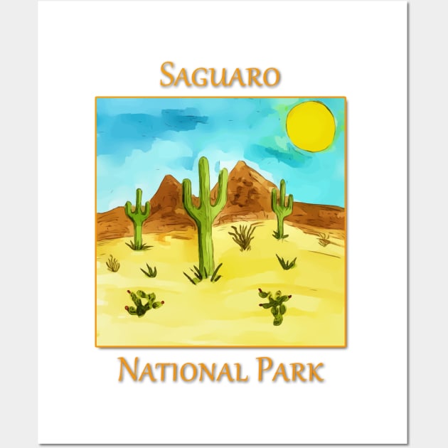 Saguaro National Park Wall Art by WelshDesigns